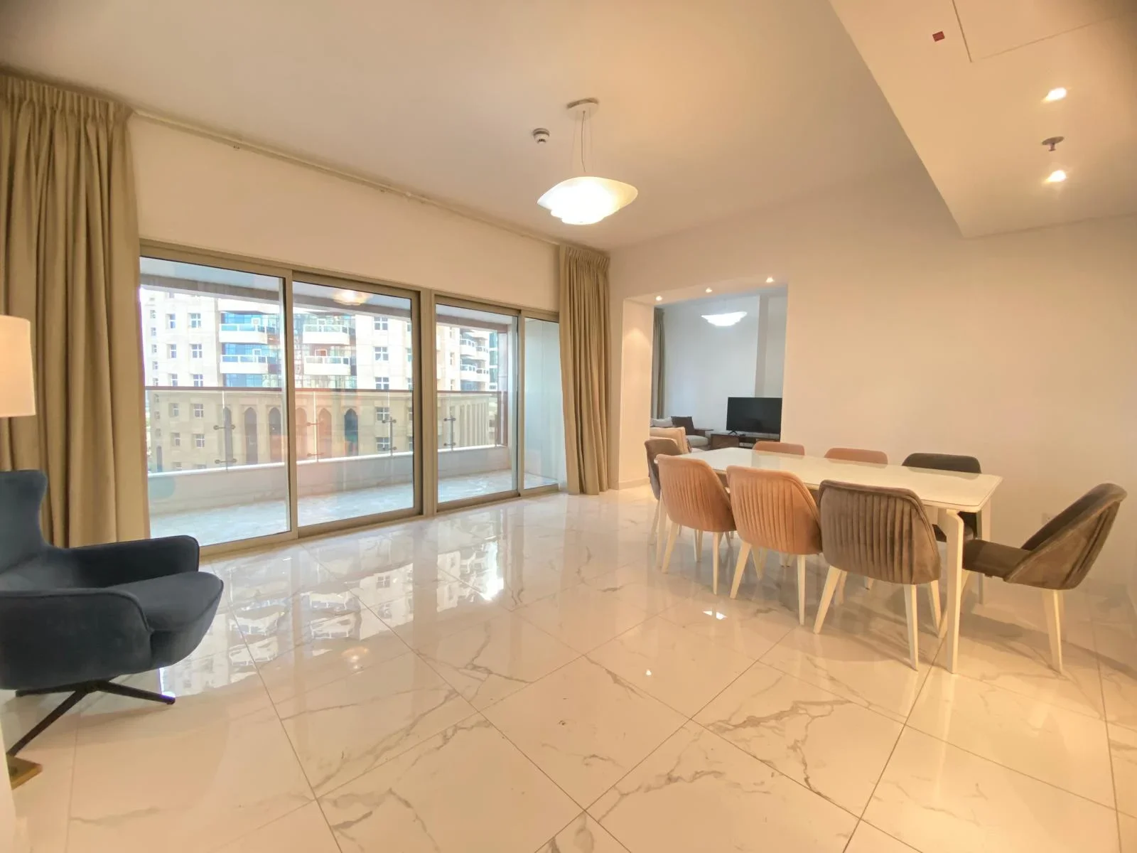 SEA VIEW FURNISHED 3+1BR APT W/BALCONY+BILLS