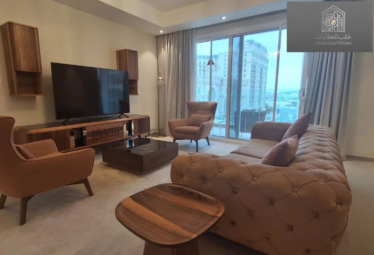 1-Bedroom Fully Furnished Apartment in Lusail | City View + Pool + Gym