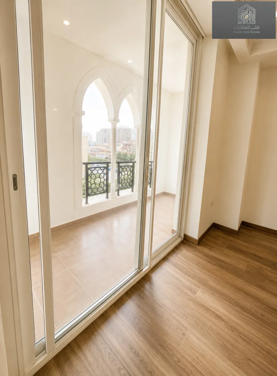 Minimal 1-bedroom studio in Viva West, The Pearl Island