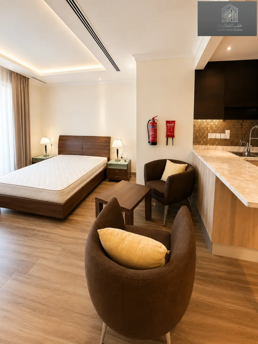 Cozy 1BHK Studio in Viva West, The Pearl Island