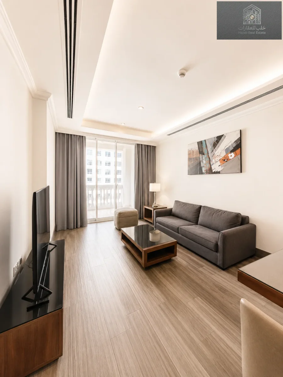 Exclusive 1-bedroom sea view apartment in Viva West, The Pearl