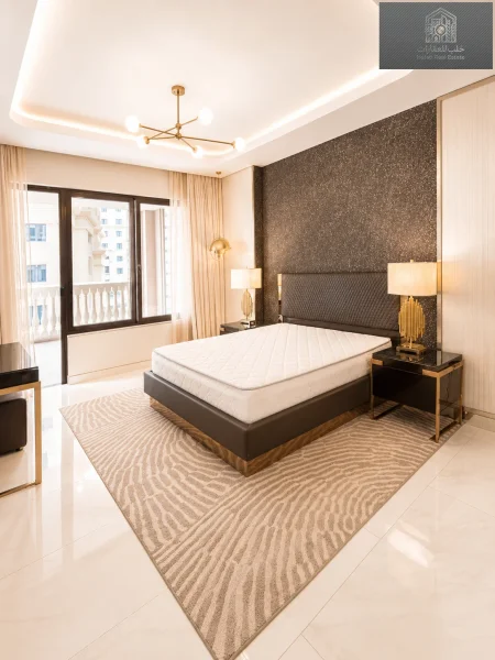 Luxury 1 Bedroom Apartment with Sea View and Private Jacuzzi in Hilton The Pearl Residences