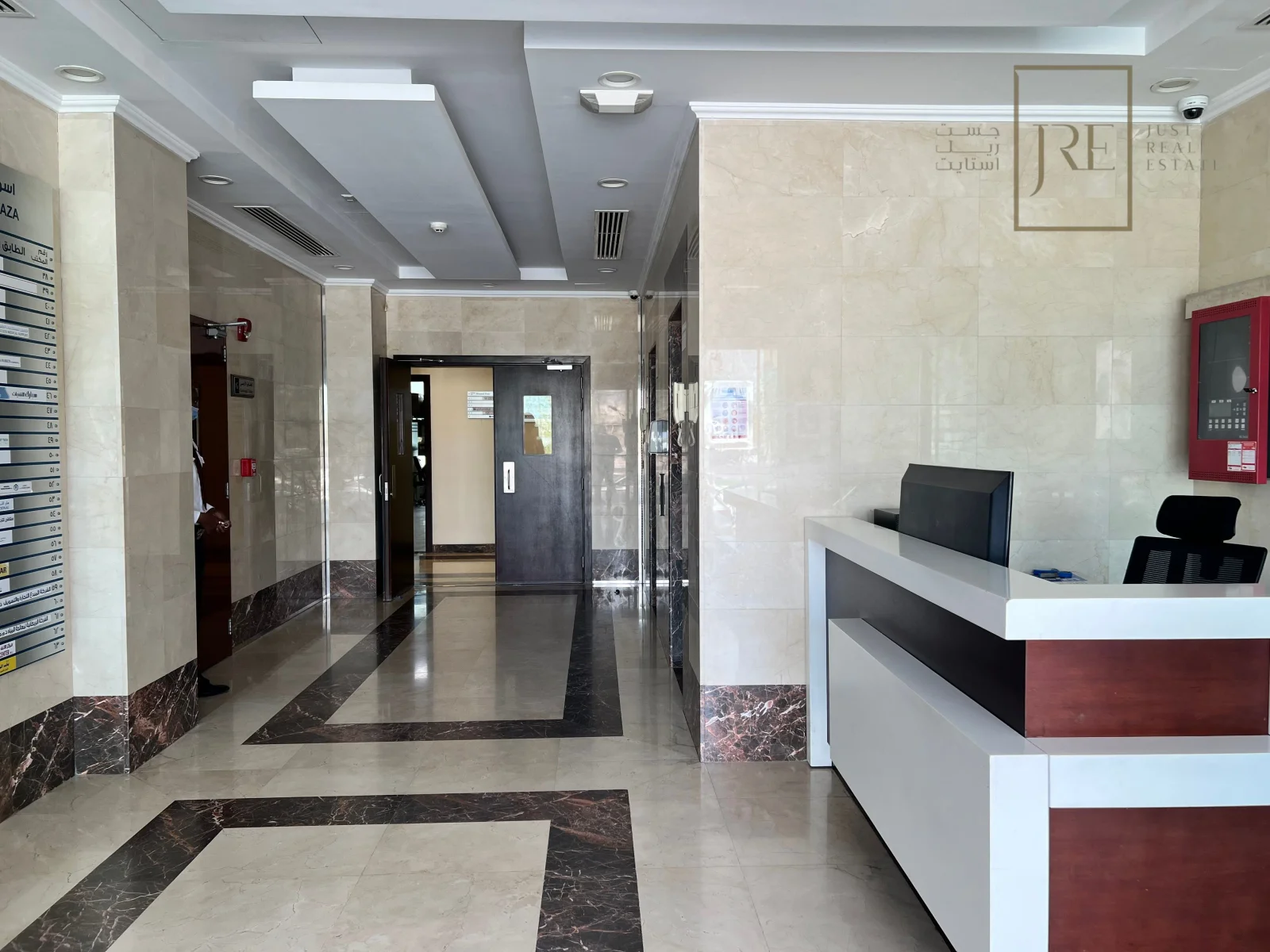 Semi-Fitted Shop Space for Rent in Al Mamoura Plaza | Prime Location + Parking
