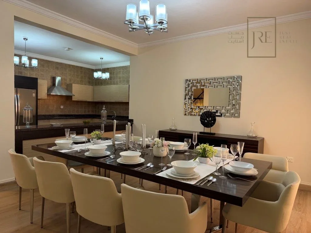 Furnished 4-Bedroom Villa + Maid Room in Ain Khaled | Compound Amenities