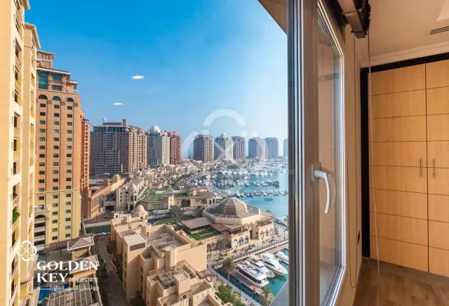 Marina View | Semi-Furnished 2BR | Porto Arabia