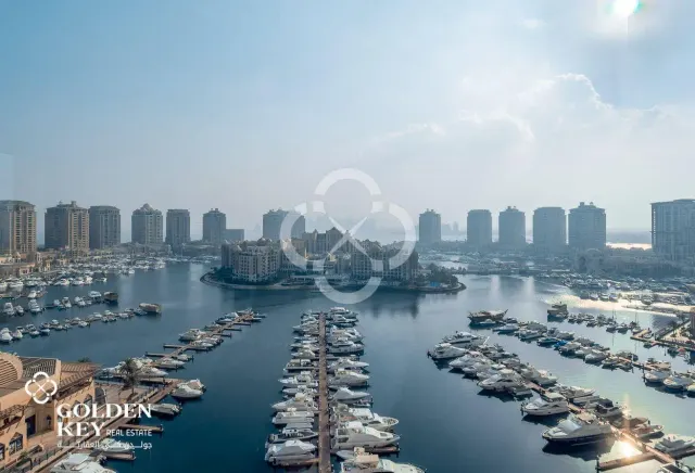 Marina View | Semi-Furnished 2BR | Porto Arabia