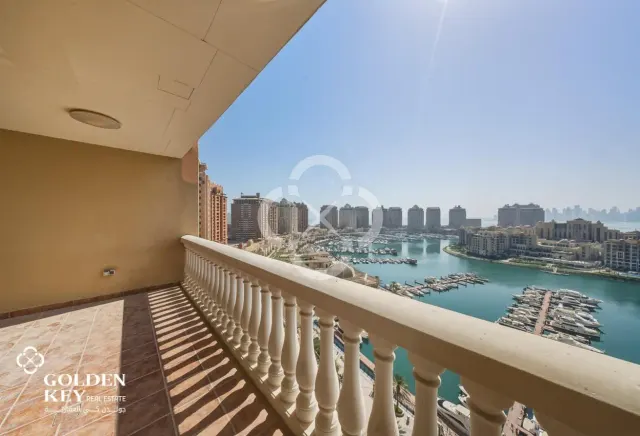 Marina View | Semi-Furnished 2BR | Porto Arabia