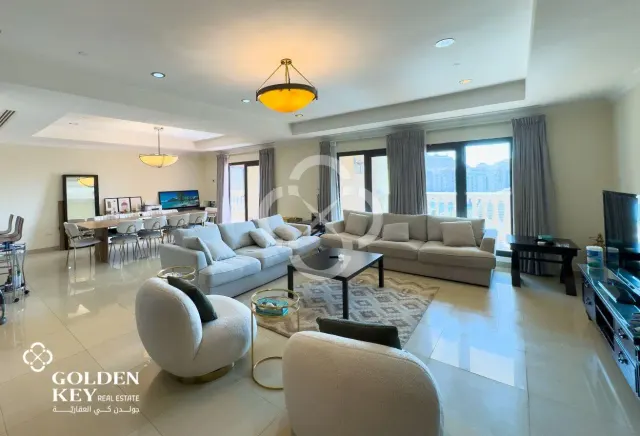 Marina View | Furnished 2BR w/ Balcony | The Pearl