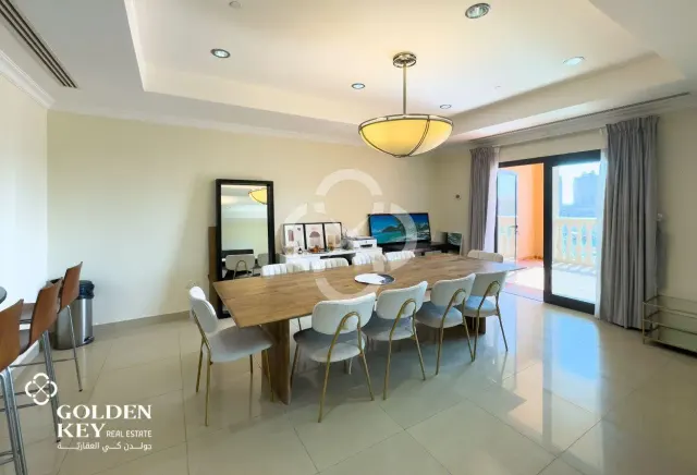 Marina View | Furnished 2BR w/ Balcony | The Pearl