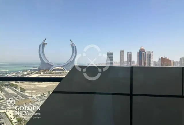 Unique Layout | Elegant 2BR on High Floor | Lusail