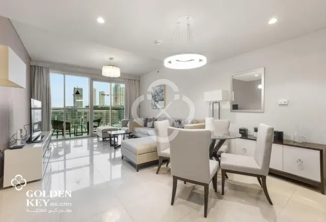Title Deed | Furnished 1BR with Balcony | Sea View