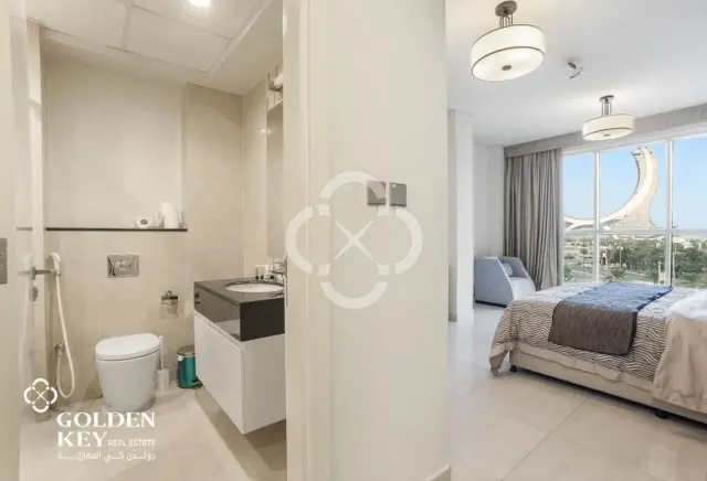 Title Deed | Furnished 1BR with Balcony | Sea View
