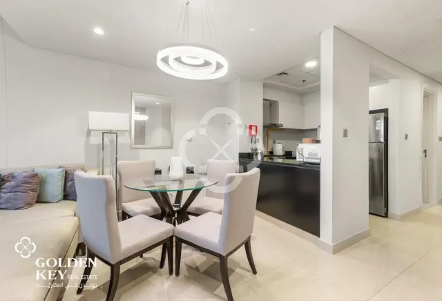 Title Deed | Furnished 1BR with Balcony | Sea View