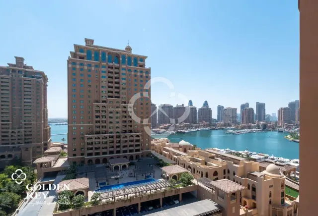 Sea View | Furnished 3BR w/ Balcony | Porto Arabia