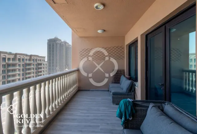 Sea View | Furnished 3BR w/ Balcony | Porto Arabia - view 3