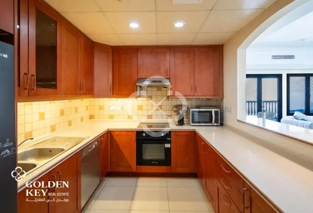 Sea View | Furnished 3BR w/ Balcony | Porto Arabia