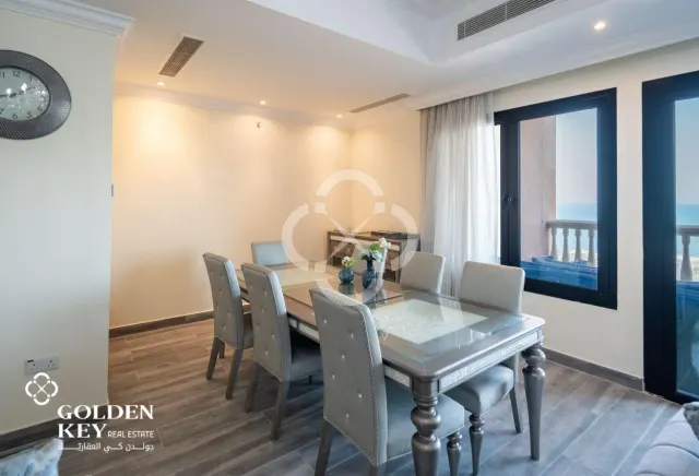 Sea View | Furnished 3BR w/ Balcony | Porto Arabia