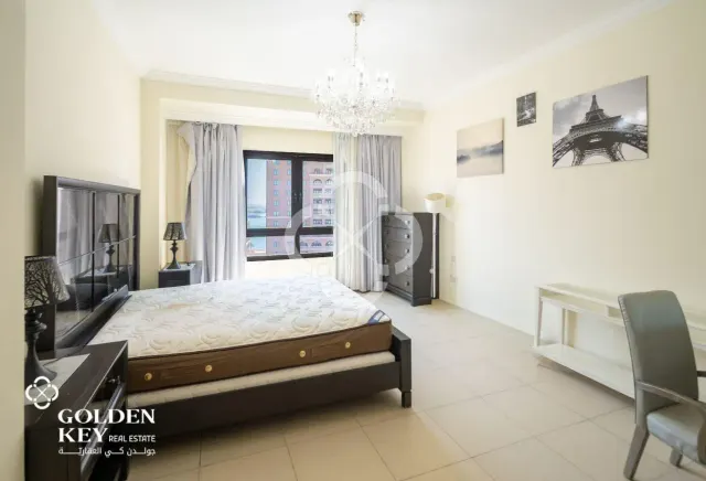 Sea View | Furnished 3BR w/ Balcony | Porto Arabia