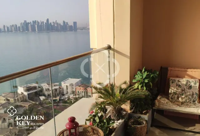 High-Floor 1BR | Panoramic Sea View – Viva Bahriya