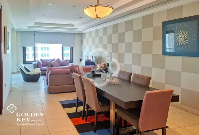 Furnished 2BR | Big Balcony | Porto Arabia