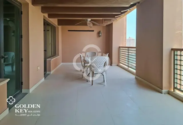 Furnished 2BR | Big Balcony | Porto Arabia