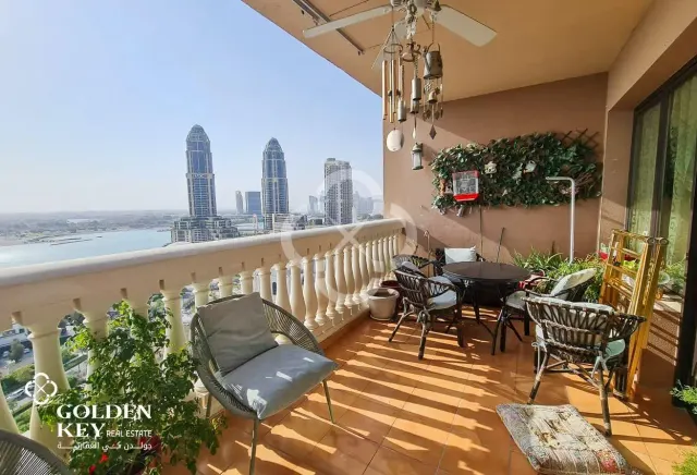 Spacious Layout | Furnished 3BR+Maid | Sea View
