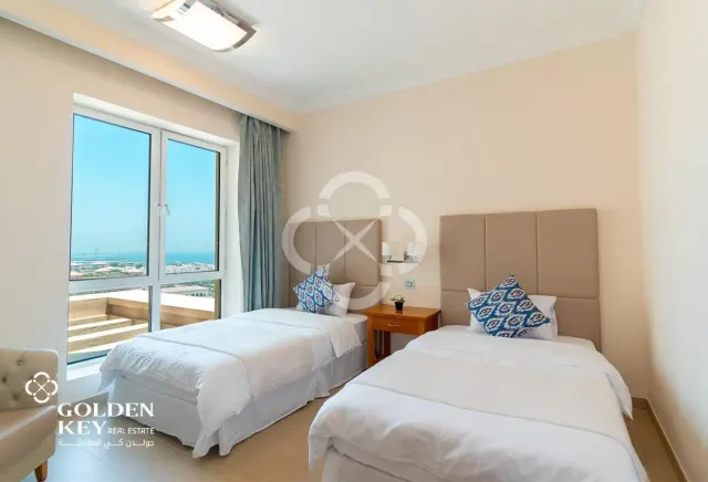 Luxury 2BR Balcony | Bills Included | Viva Bahriya