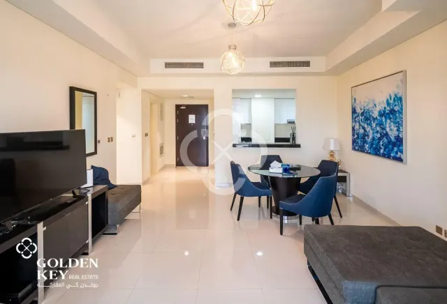 Title Deed | Furnished 1BR w/ Balcony | Waterfront