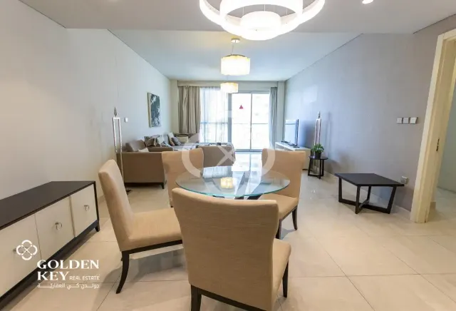 Fully Furnished 1BR with Big Balcony | Lusail