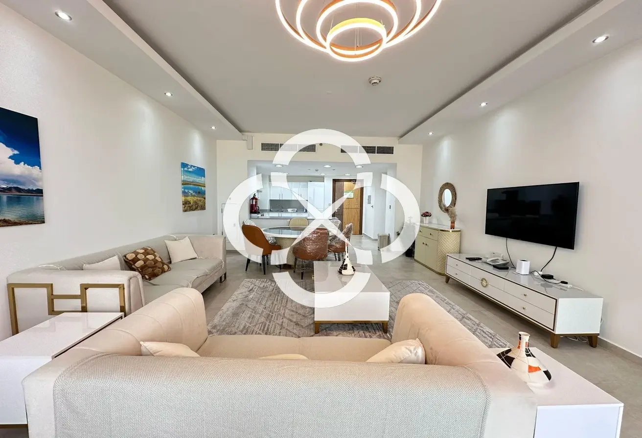 Big balcony | Lusail - Sea view - Fully furnished
