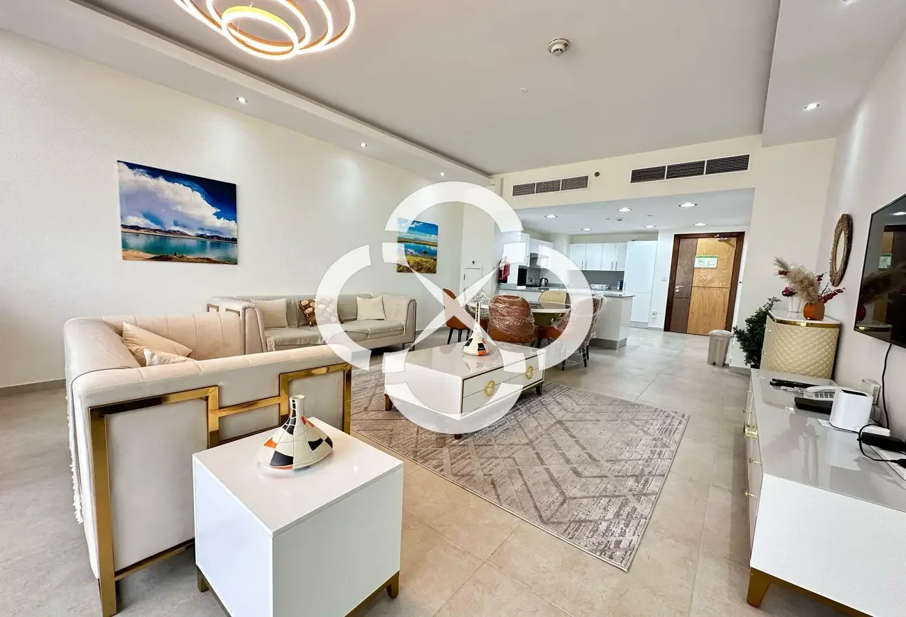 Big balcony | Lusail - Sea view - Fully furnished