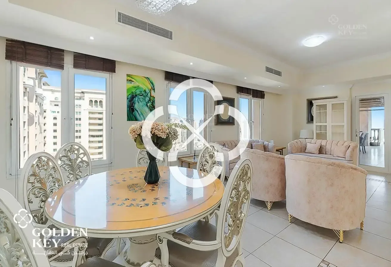 Furnished 3BR+Maid | 2 Large Balcony | Marina View