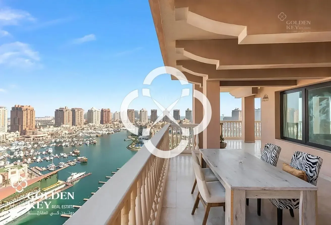 Furnished 3BR+Maid | 2 Large Balcony | Marina View