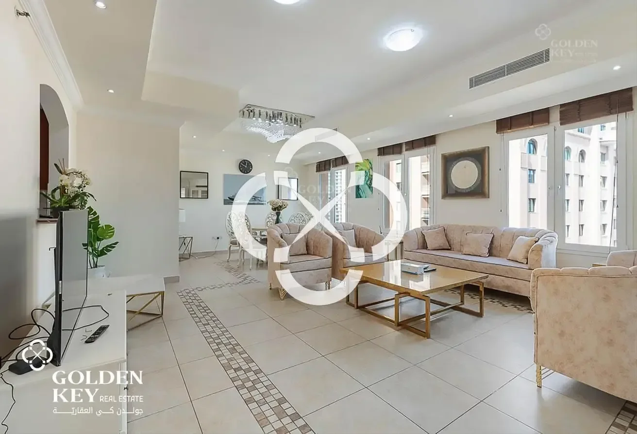 Furnished 3BR+Maid | 2 Large Balcony | Marina View