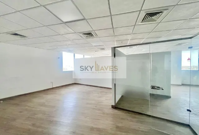 157 SQM | PARTITIONED OFFICE FOR RENT | MUNTAZA