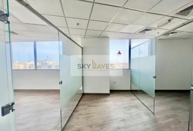 157 SQM | PARTITIONED OFFICE FOR RENT | MUNTAZA