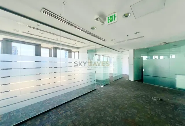 200 SQM PARTITIONED OFFICE IN WESTBAY WITH BALCONY - view 3