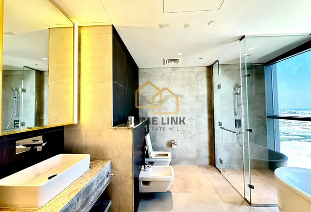 FULL SEA VIEW| SPACIOUS 1BR SF APARTMENT IN LUSAIL
