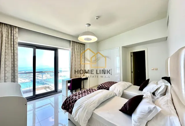 PANORAMIC SEA VIEW 2BR APARTMENT FOR RENT | LUSAIL