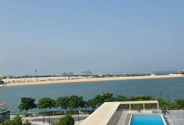 Full sea view 1bhk in front of vendom mall furnish