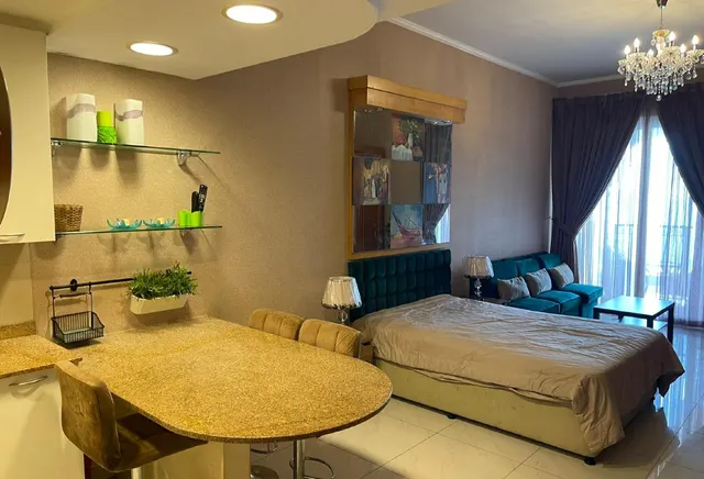 Furnished Studio|Full sea view|The Pearl|Incl bill