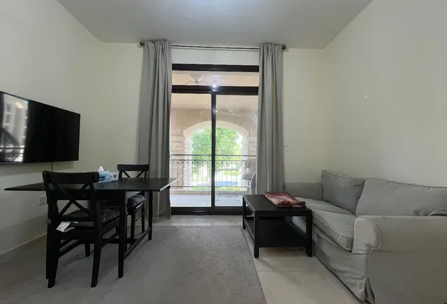 Studio fully furnished big layout in lusail 4500..