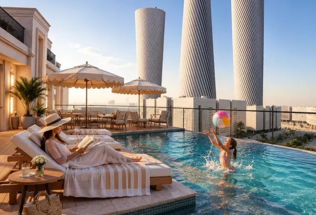Refined 2BR | Boulevard View | Lusail