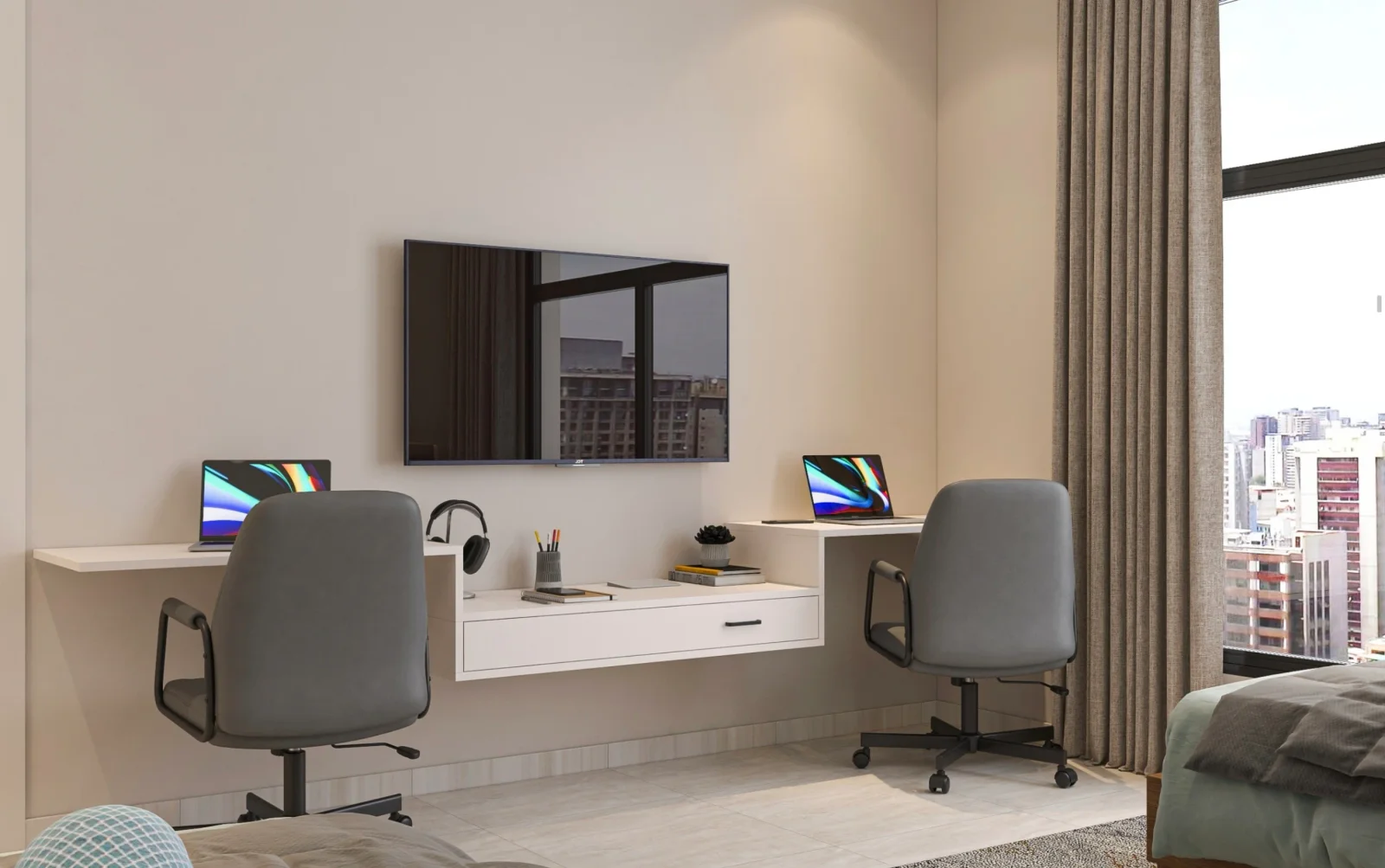 3BR+MAID ROOM FULLY FUNISHED APARTMENT BIG OFFER