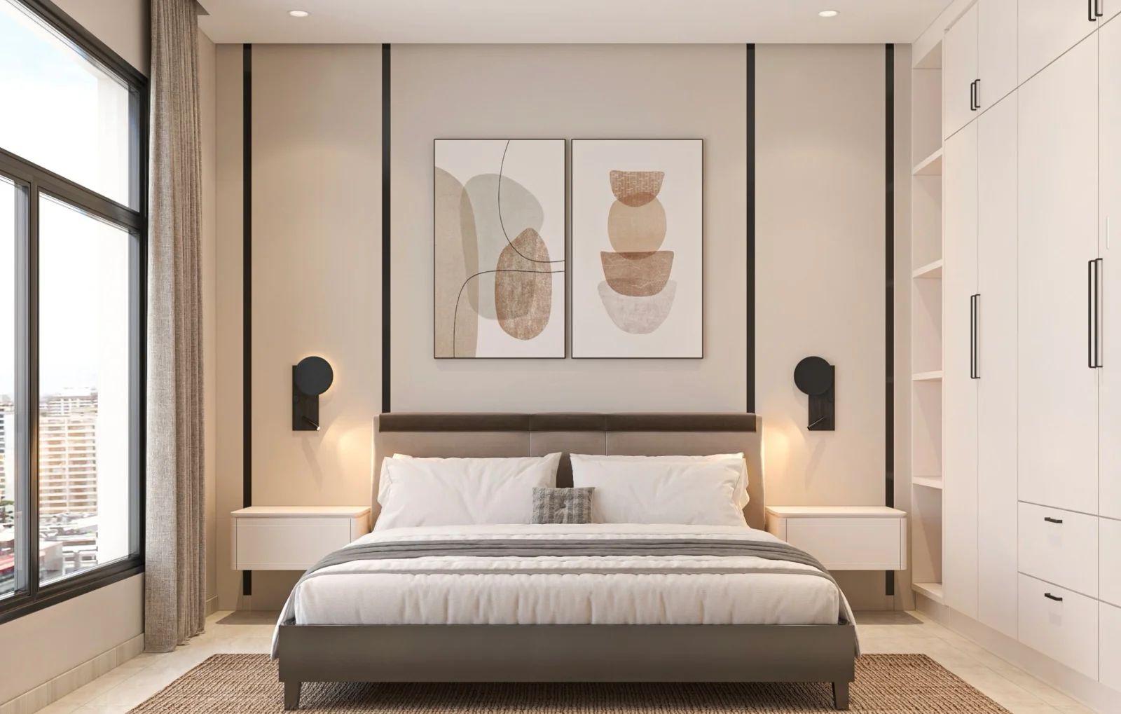 3BR+MAID ROOM FULLY FUNISHED APARTMENT BIG OFFER - view 3