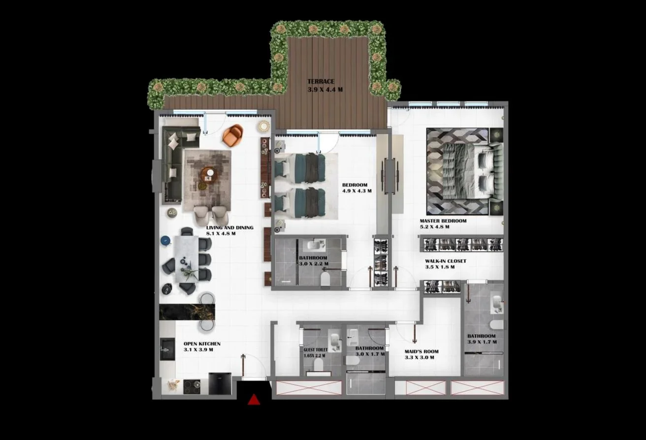 3BHK Full Sea View | Lease to Own | QAR 20,000 / M