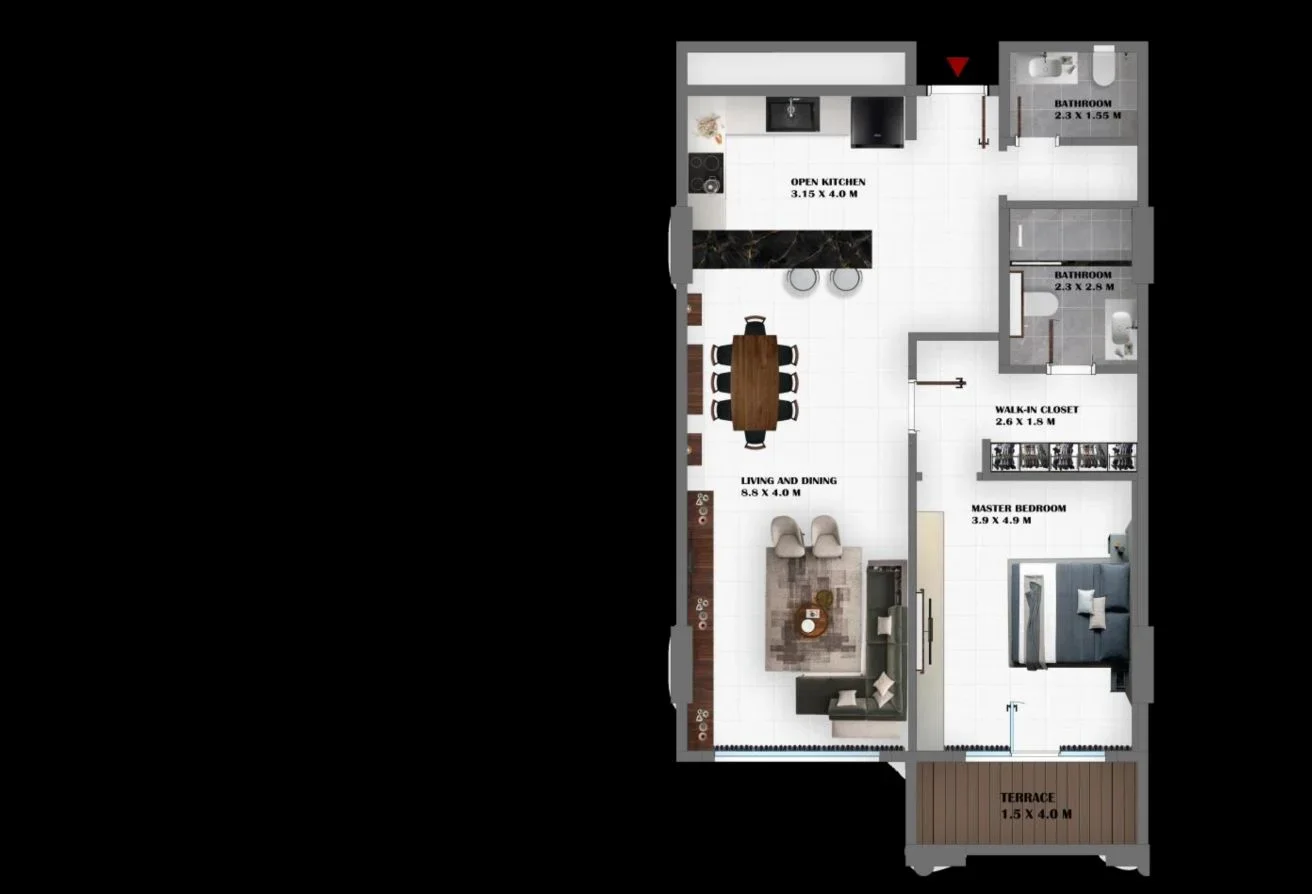 3BHK Full Sea View | Lease to Own | QAR 20,000 / M