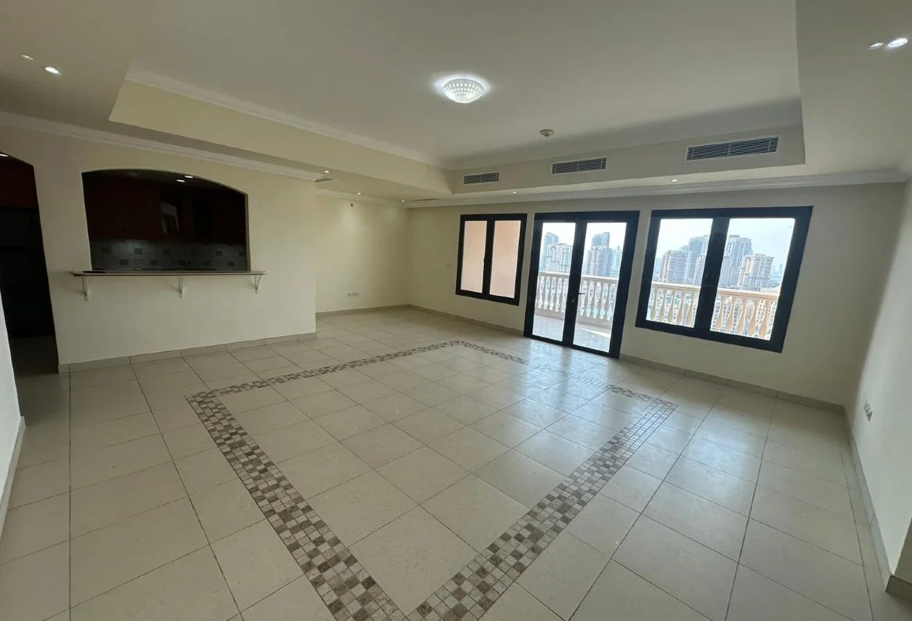 Spacious 2BHK Semi-Furnished Unit with Marina View