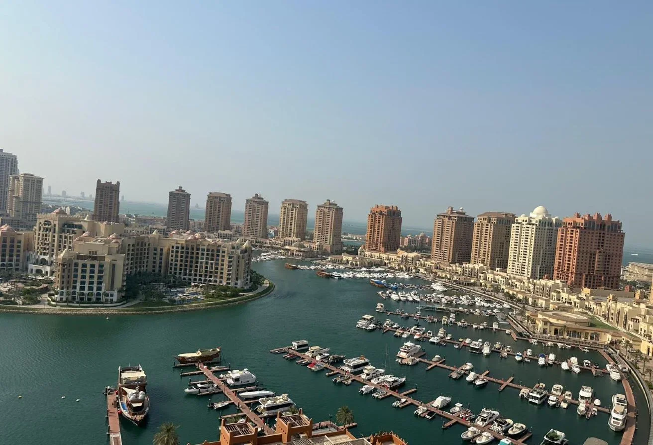 Spacious 2BHK Semi-Furnished Unit with Marina View
