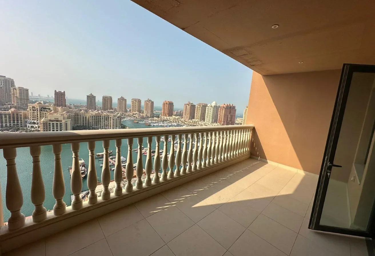 Spacious 2BHK Semi-Furnished Unit with Marina View